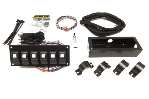 Track Rocker Painless Performance 58105 6-Switch Customizable Panel, Roll Bar Mount