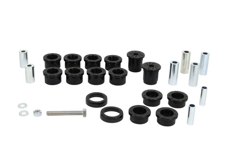 Whiteline W56423 Control Arm Bushing Kit Front Suspension Compatible with 07-14 Wrangler
