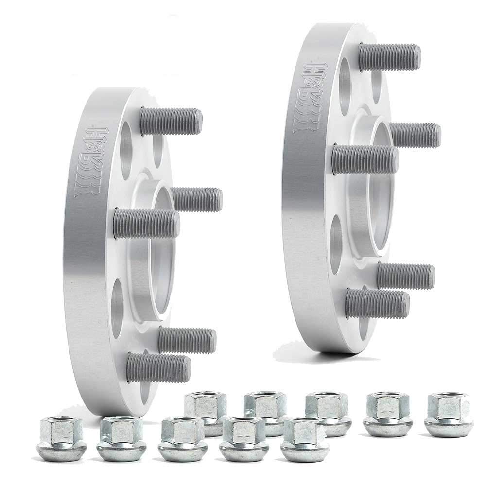 H&R 4065640 Wheel Spacer Set DRM-System 40mm per axle Pattern 5x114,3-Hub 64,0mm-Bolt Size M12x1,5-Honda