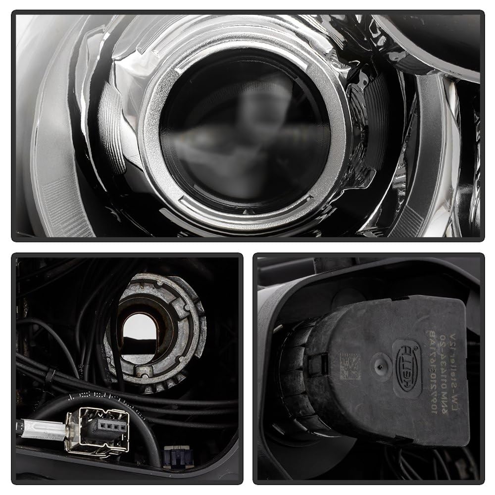 Porsche Cayenne 11-14 Spyder (POE) HID w/AFS Non-LED DRL Projector Headlights - OE Grey Right