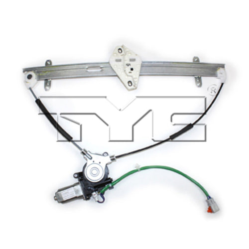 Power Window Motor and Regulator Assembly TYC 660114 Front Left-Side Compatible with 2002-2006 Honda CRV