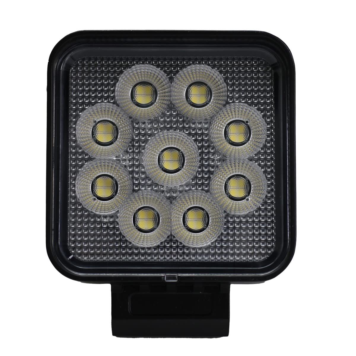 Race Sport Lighting 36-Watt Auxiliary Light Fit 4-inch Square IQ Series Auxiliary LED Flood Beam RS4IQ36WS