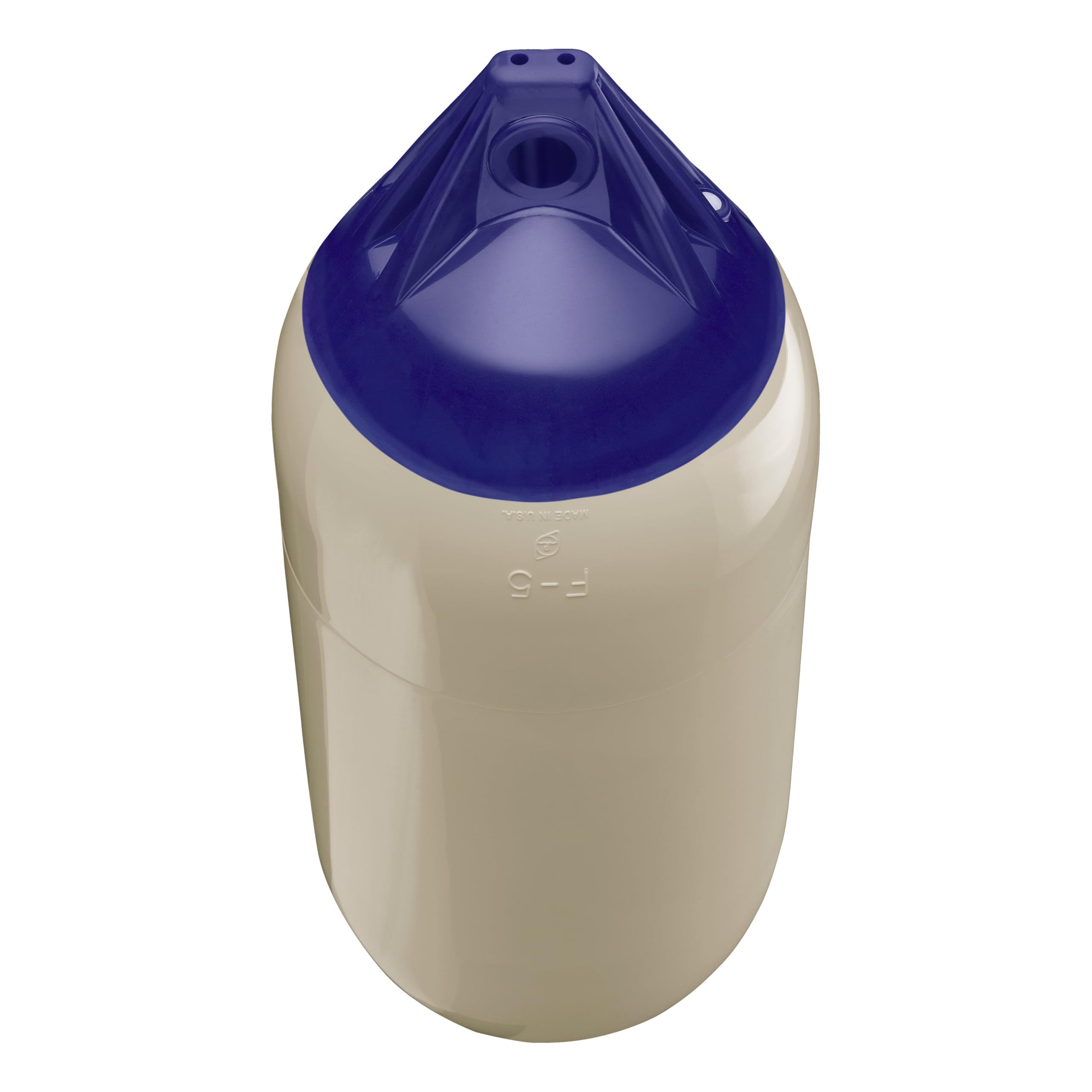F-5 Standard Polyform Boat Fender Blue Ropehold - Sand