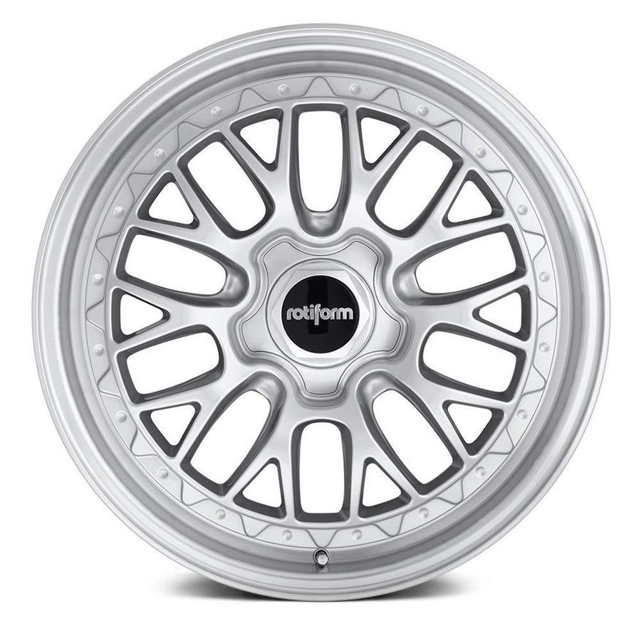 1PC Rotiform R155 19X10 5X112 GL-SLVR-MACH 35MM - R1551900F8+35