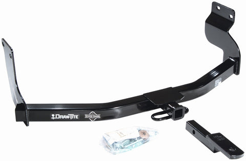 Class II Draw-Tite Frame Hitch with 1-1/4" Square Receiver Tube Opening, Black