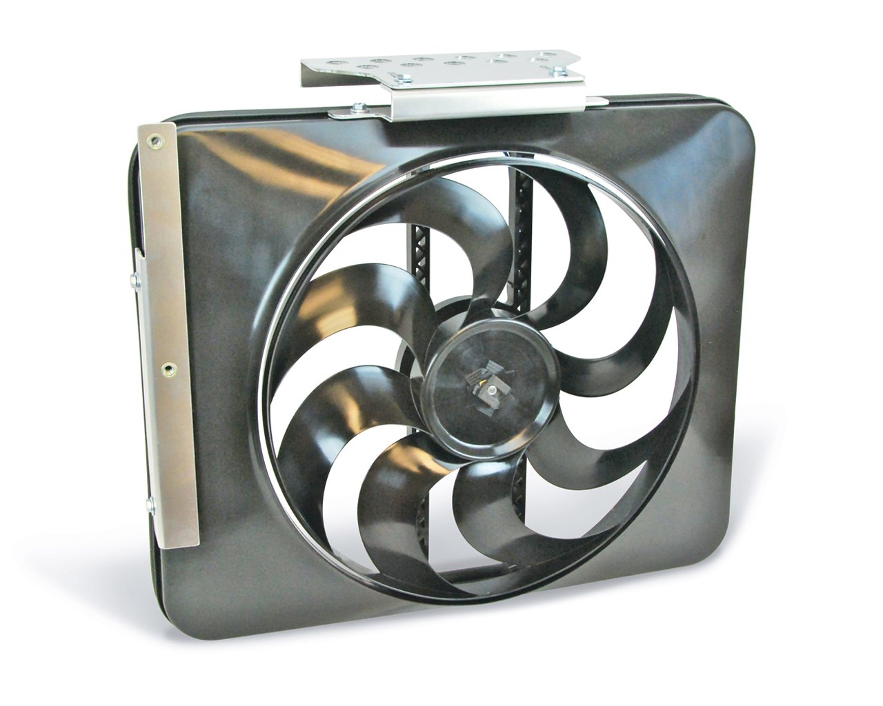 Black Magic Xtreme Flex-A-Lite Direct-Fit Electric Fan for 1979-1993 Ford Mustang (185 / 105401)