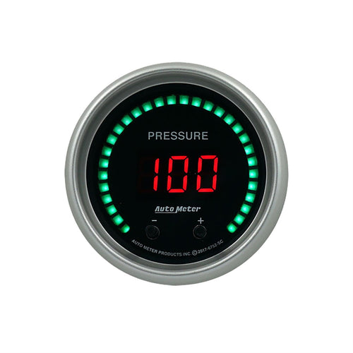 Pressure AutoMeter 6752-SC Gauge, 2 1/16", Two Channel, Selectable, Sport-Comp Elite Digital