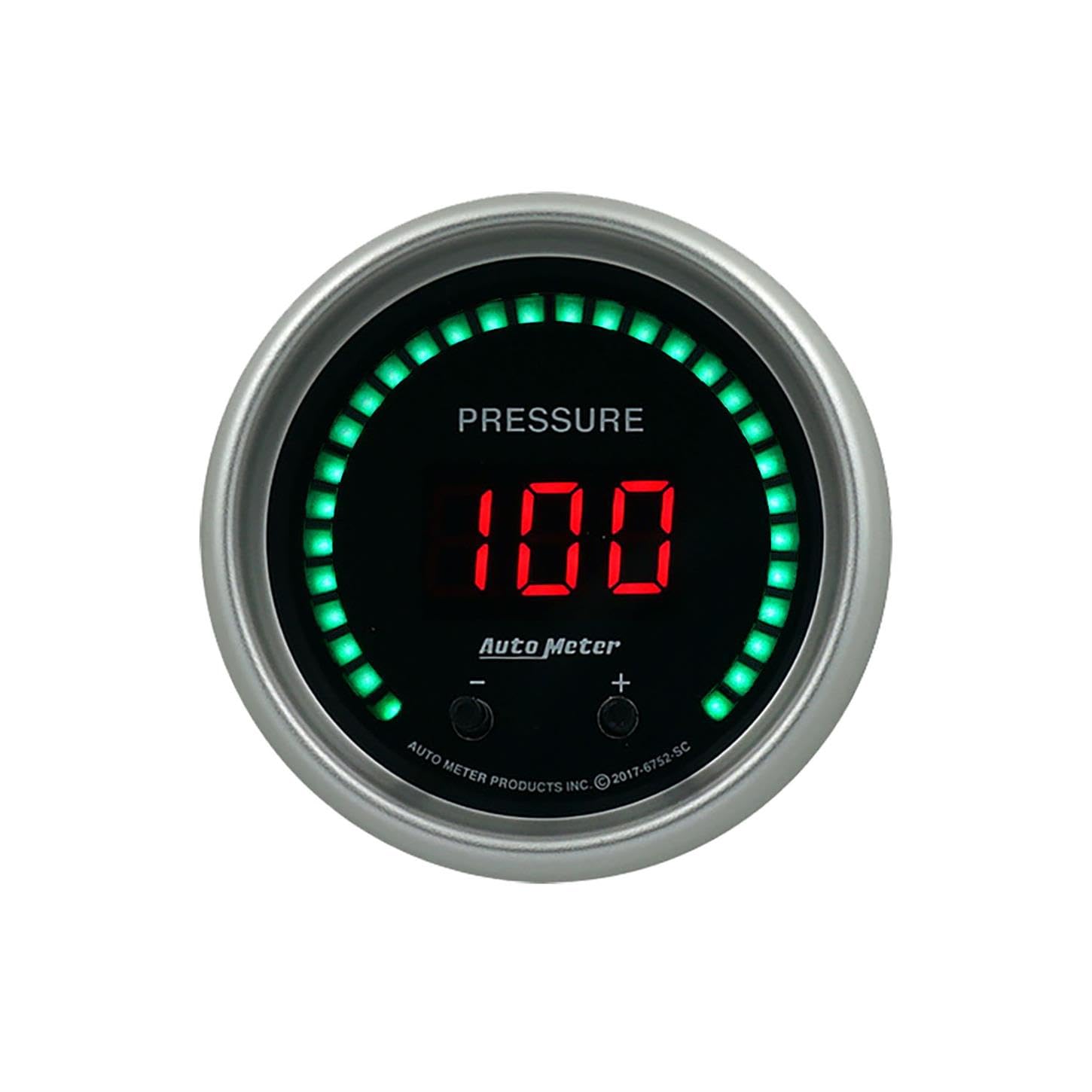 Pressure AutoMeter 6752-SC Gauge, 2 1/16", Two Channel, Selectable, Sport-Comp Elite Digital
