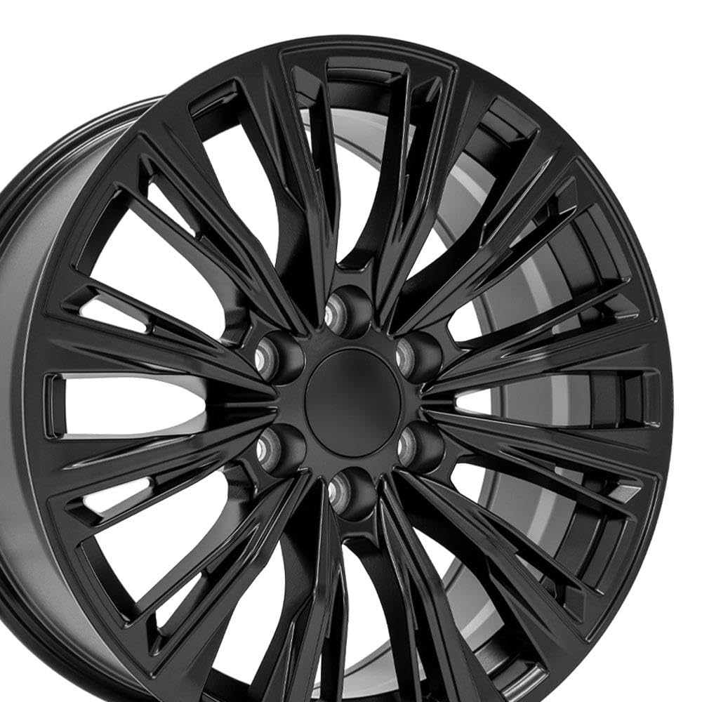 20 Inch OE Wheels CA93 Rim Fits Escalade-V Series Style 6x139.7 20x9 Satin Black - Hollander 4869 (1)