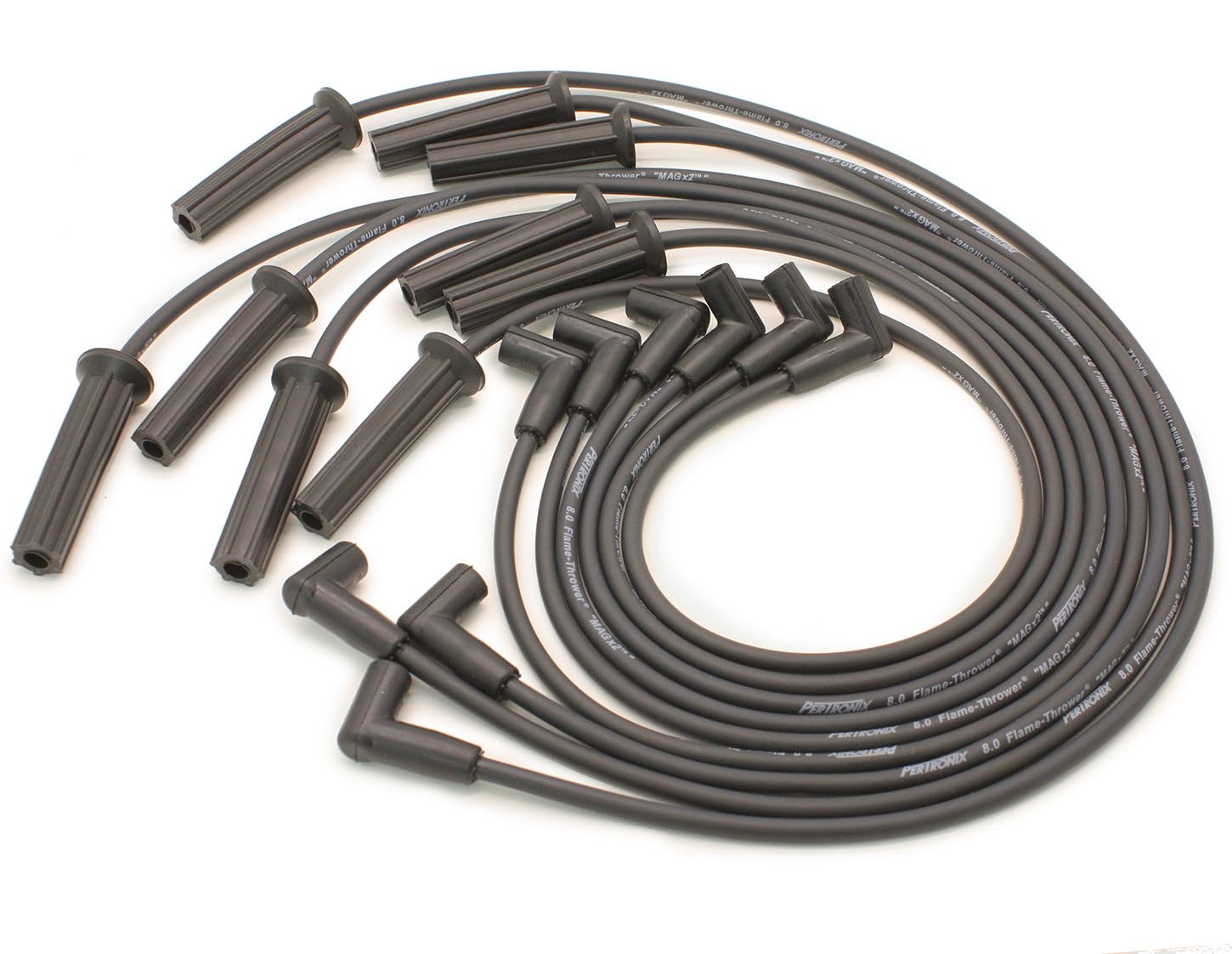 Flame-Thrower Pertronix 808216 Black Custom Fit 8mm 8 Cylinder Spark Plug Wire