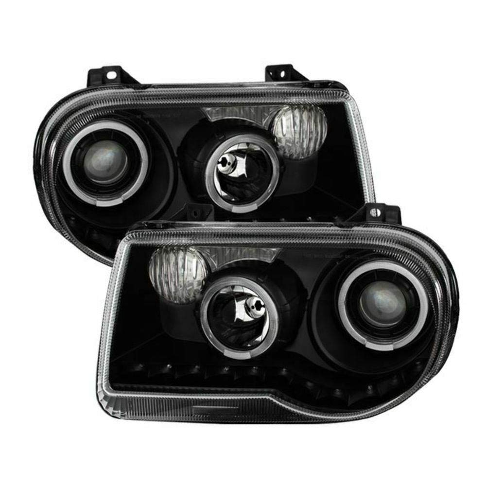 Chrysler 300C Xtune PRO-JH-C300C-LED-BK Halo Projector Headlight