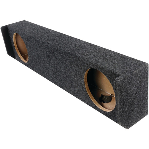Dual Bbox 10" Sealed Carpeted Subwoofer Enclosure - Fits 2006-2014 Honda Ridgeline, Charcoal - Subwoofer Box Improves Audio Quality, Sound & Bass