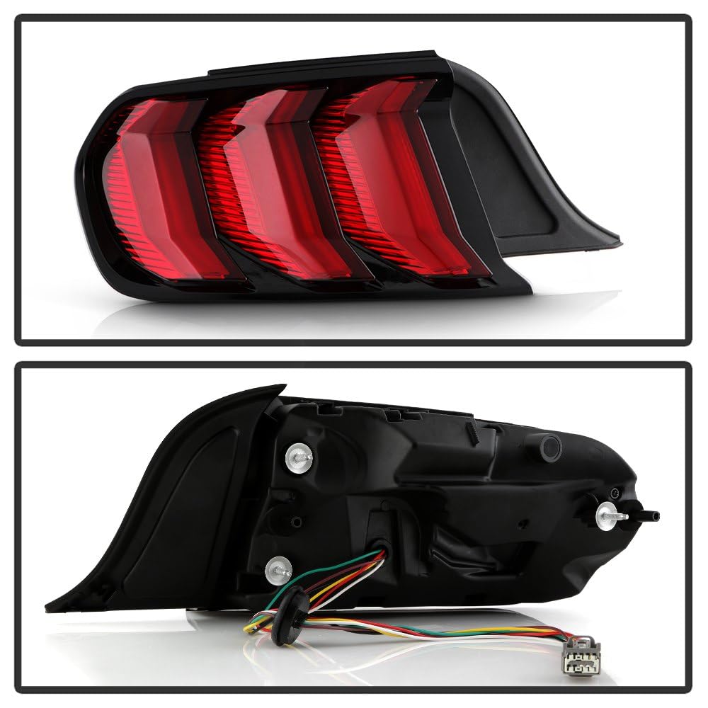 Ford Mustang Spyder (POE) 18-20 LED Sequential Tail Light - OE Red Left