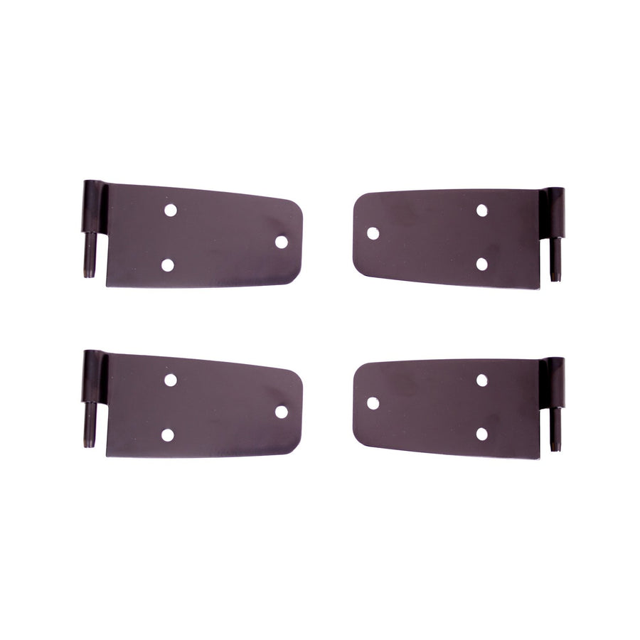 Rugged Ridge Jeep CJ Door Hinge Kit | Steel, Black | 11202.02 | Fits 1976-1986