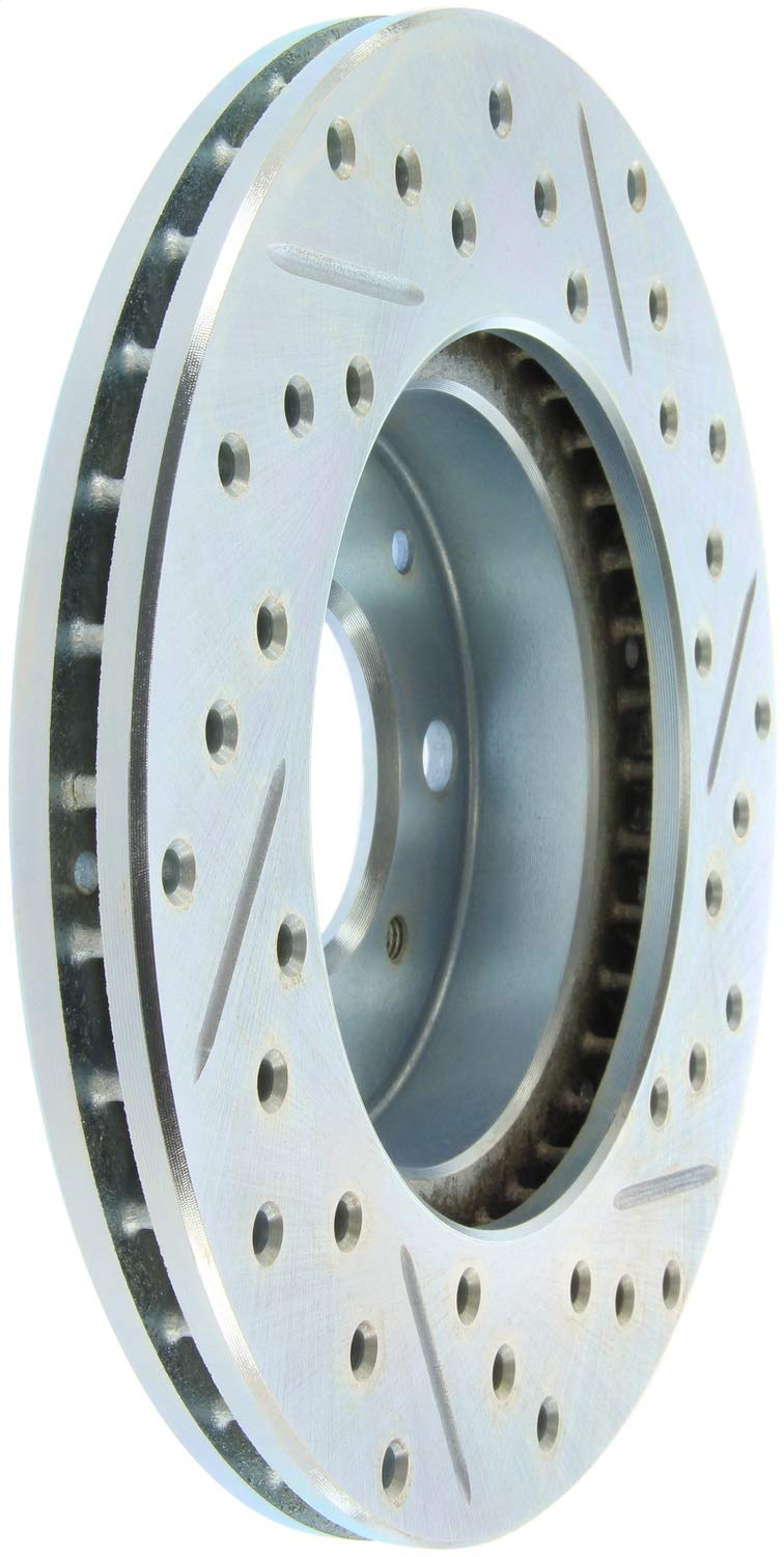 StopTech 227.40023R Brake Rotor Select Sport Drilled and Slotted; Front Right