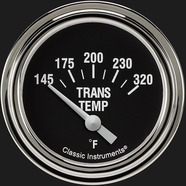 Hot Rod Classic Instruments HR227SLF 2 5/8" Transmission Temperature Gauge