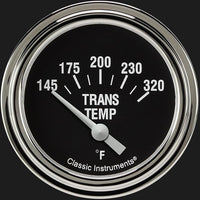 Hot Rod Classic Instruments HR227SLF 2 5/8" Transmission Temperature Gauge
