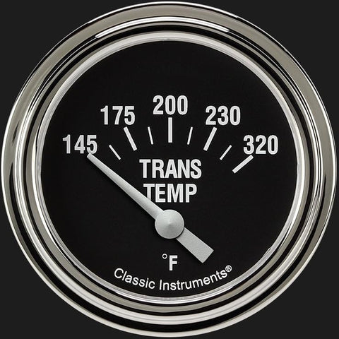 Hot Rod Classic Instruments HR227SLF 2 5/8" Transmission Temperature Gauge