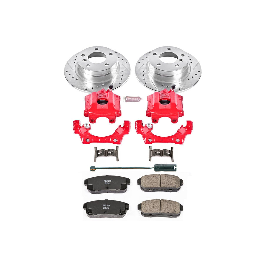 Z23 Evolution Sport Brake Kit Power Stop (KC3149) with Calipers, Rear For BMW 318i, BMW 318is, BMW 3, BMW 323is, BMW 325i, BMW 325is, BMW 328i, BMW 328is [Model Specific]