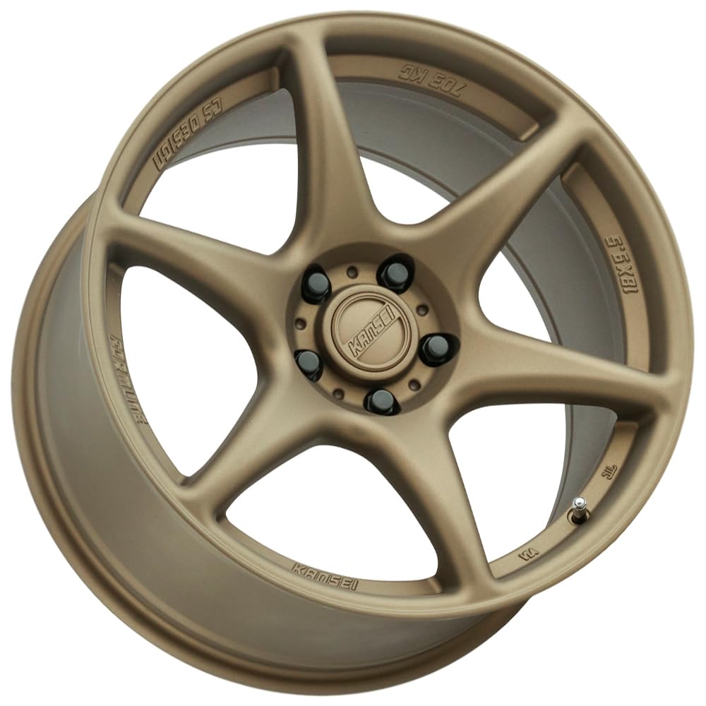 Kansei Tandem K11B Textured Bronze Wheel (18 x 9. inches /5 x 120 mm, 35 mm Offset)