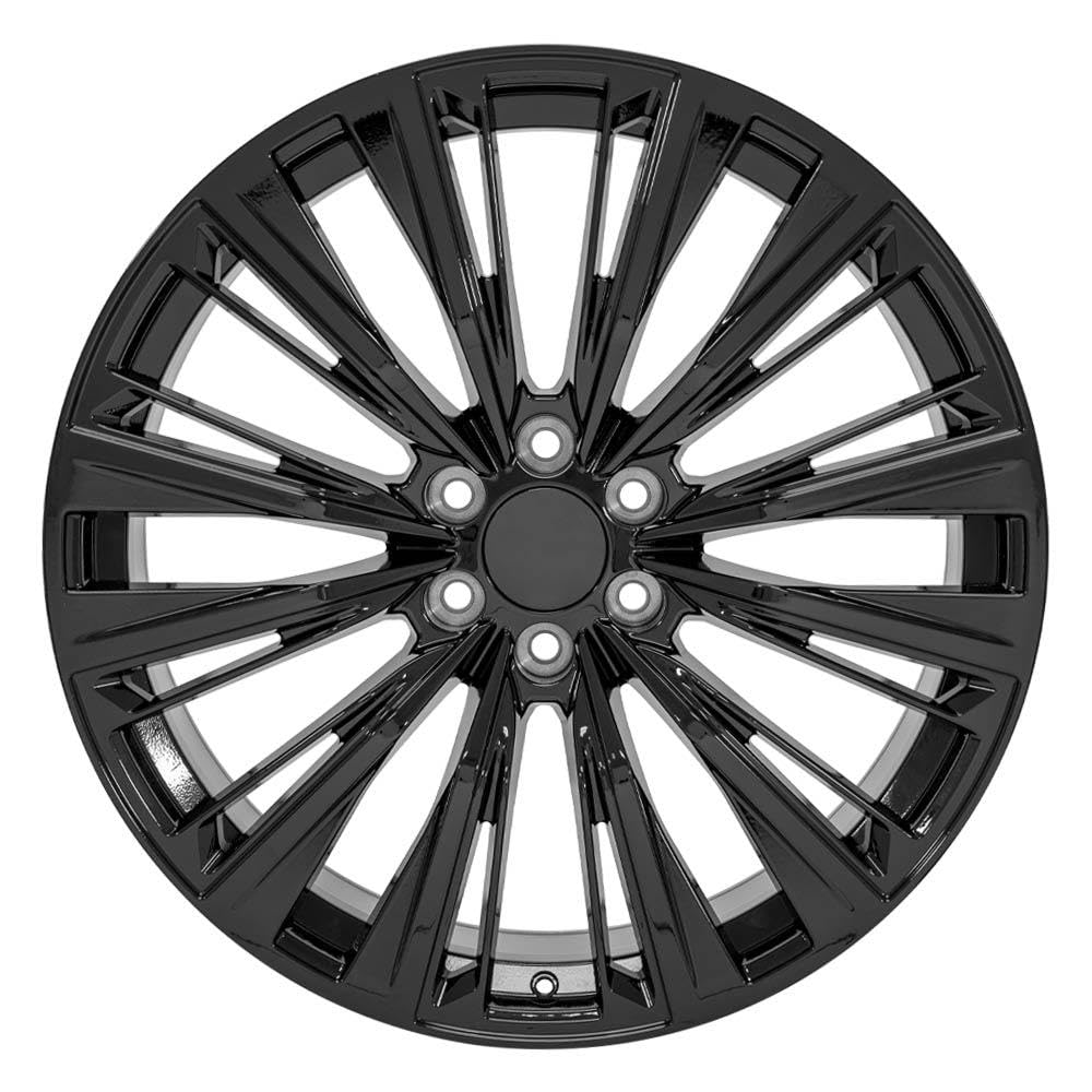 24" Replica Wheel Ca93 OE Wheels Fits Cadillac Escalade 24X10 Gloss Black Wheel