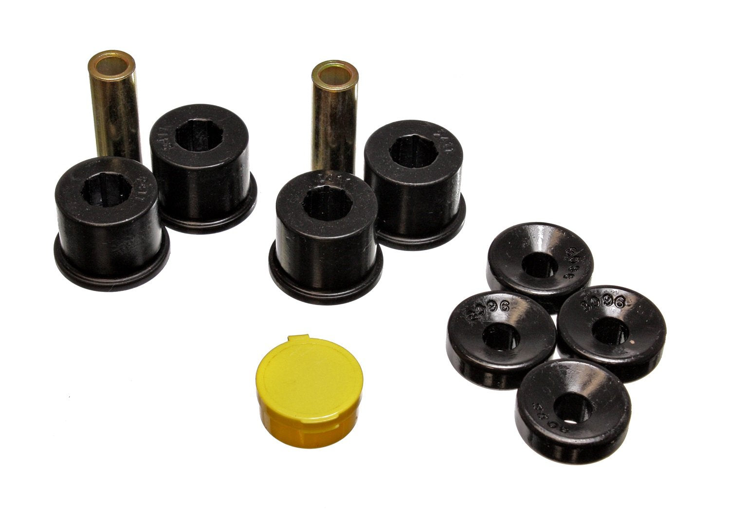16.8111G Energy Suspension Front Shock Bushing Set , Black