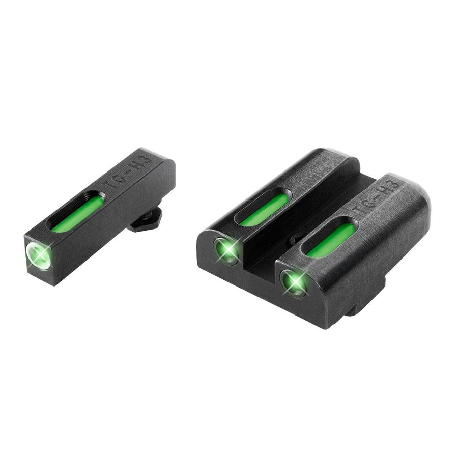 Tritium/Fiber-Optic TFX Day/Night Handgun Sights, Green, Glock 20,21,25,29,30,31,32,37,40,41