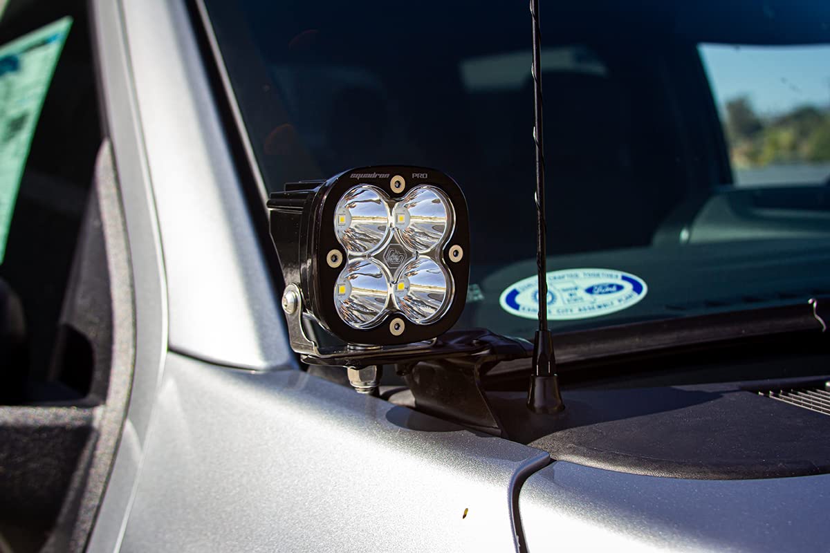 Squadron Sport Baja Designs LED A-Pillar Light Kit for Ford F-150 2021-22 Truck - Includes Upfitter Wiring Harness
