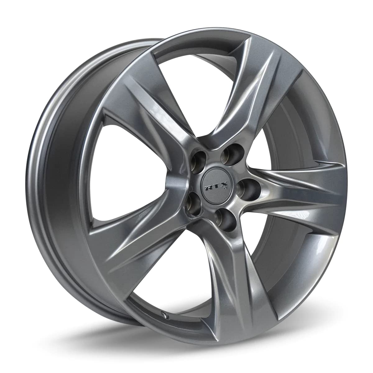 Custom RTX KAZAKI Wheel - 19x7.5, 35 Offset, 5x114.3 Bolt Pattern, 60.1mm Hub - Gunmetal Rim