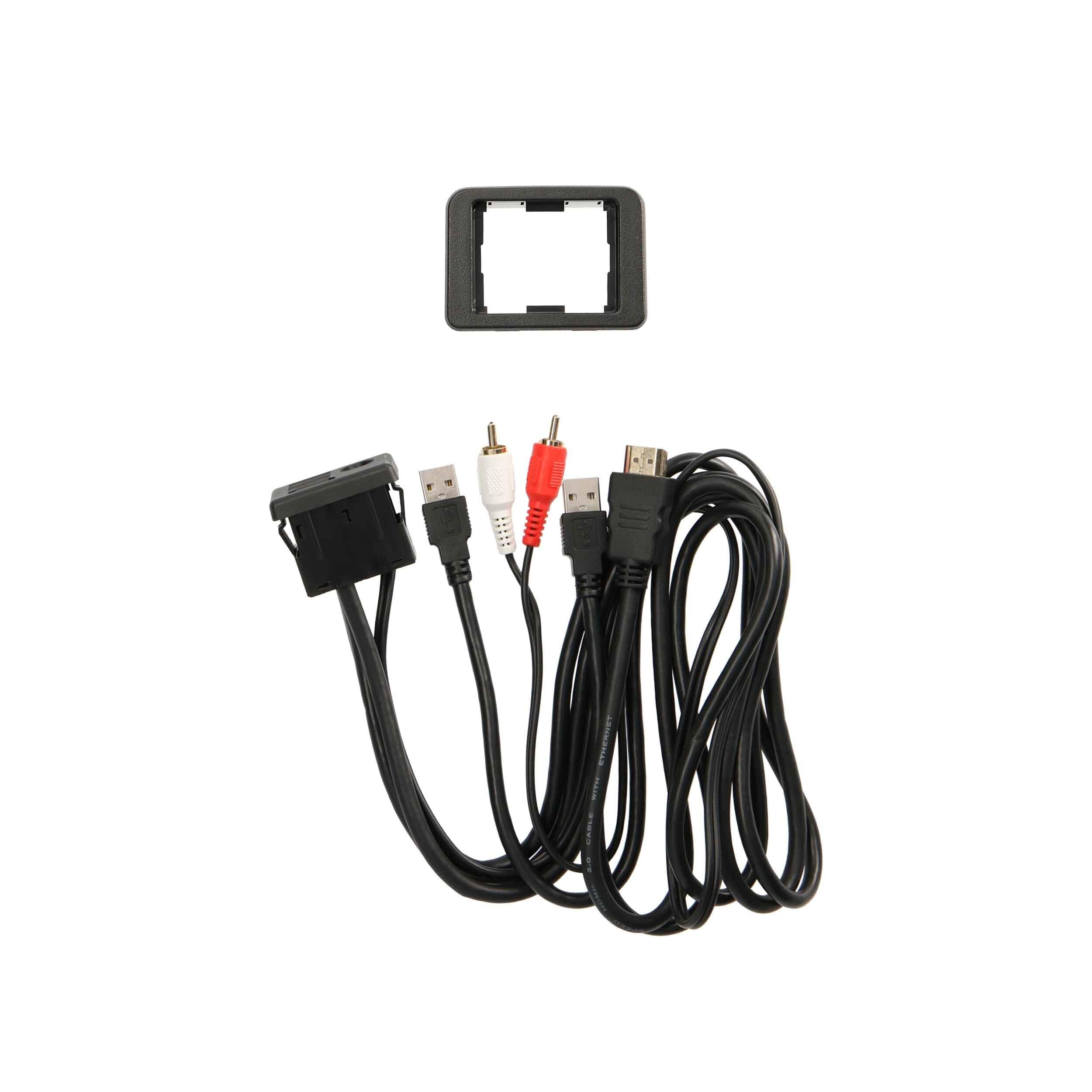 Heise USB/Aux/Hdmi Replacement Panel 3 Feet - Chrysler/Dodge/Jeep Axxess