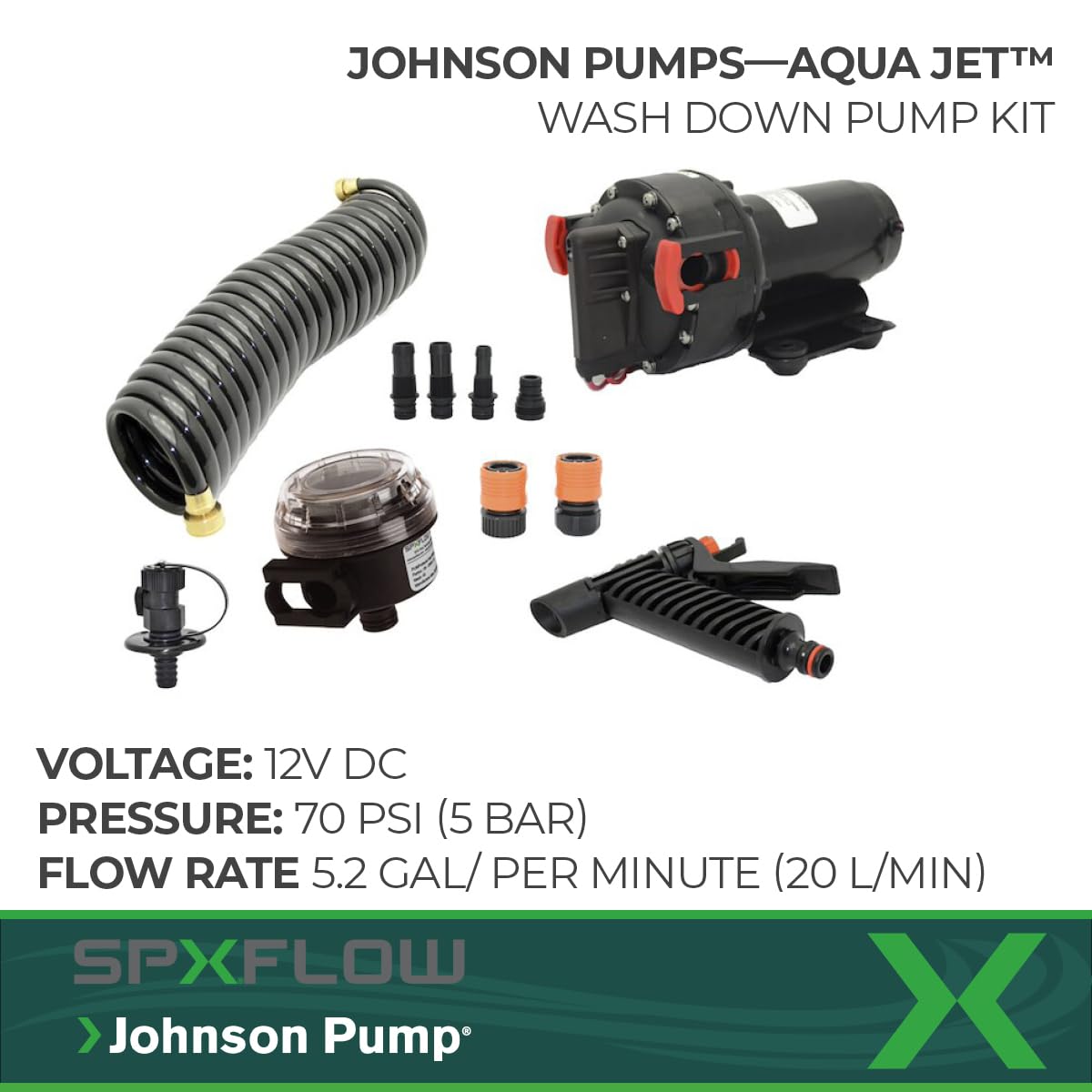 Aqua Jet Wash Down Pump Kit Johnson Pump Model 64534