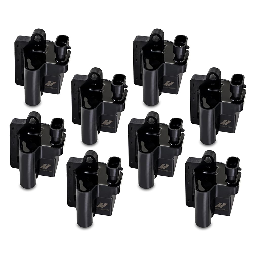 Mishimoto Ignition Coil, Set of 8 Compatible with GM L-Series Truck Engines 1999-2007