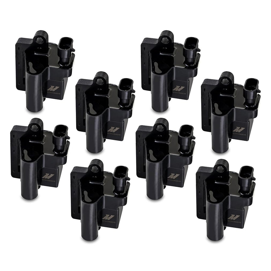 Mishimoto Ignition Coil, Set of 8 Compatible with GM L-Series Truck Engines 1999-2007