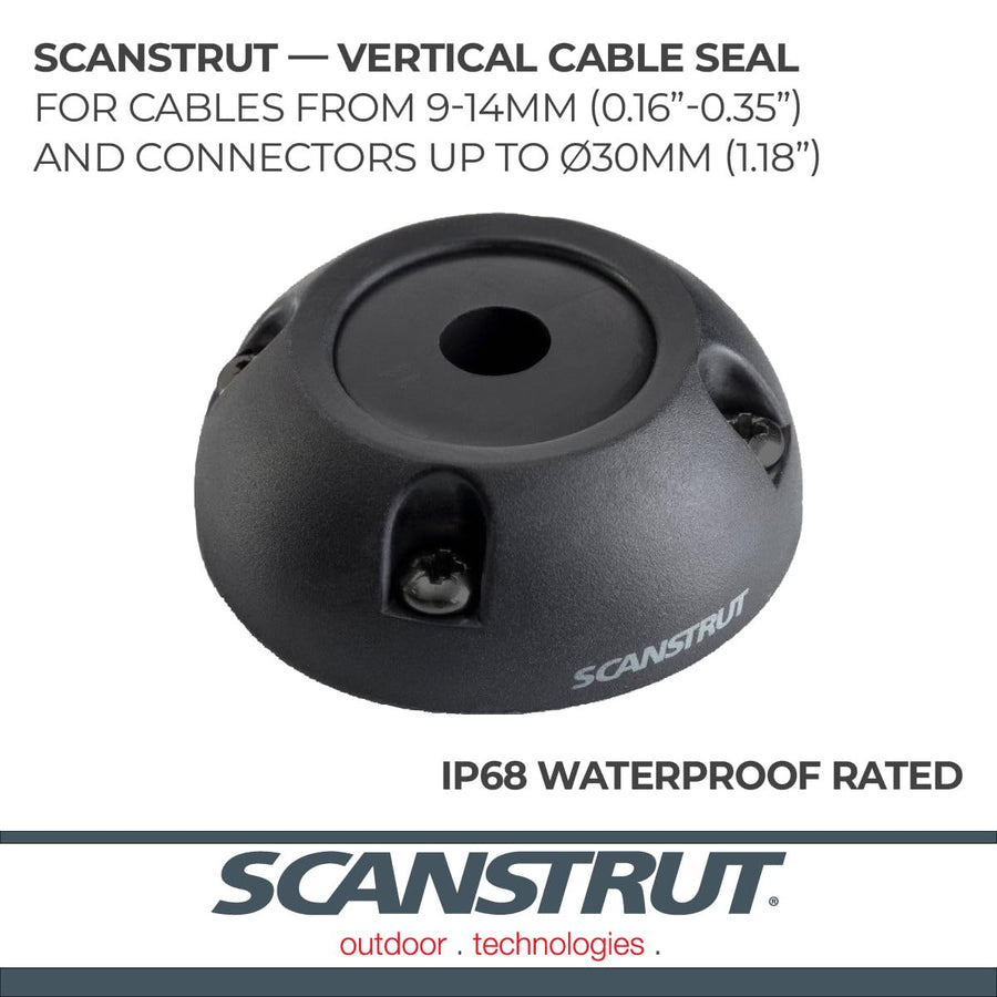 Cable Seal Scanstrut DS30-P-BLK for Connectors Up to 30mm, Cables 9-14mm - Black
