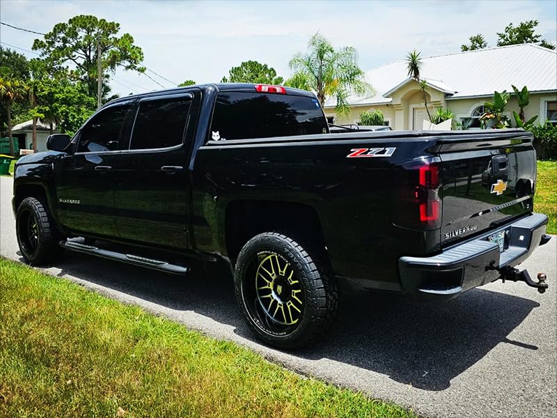 AT1915 Restless American Truxx 24x14 6x5.5" -76mm Black/Machined Wheel Rim