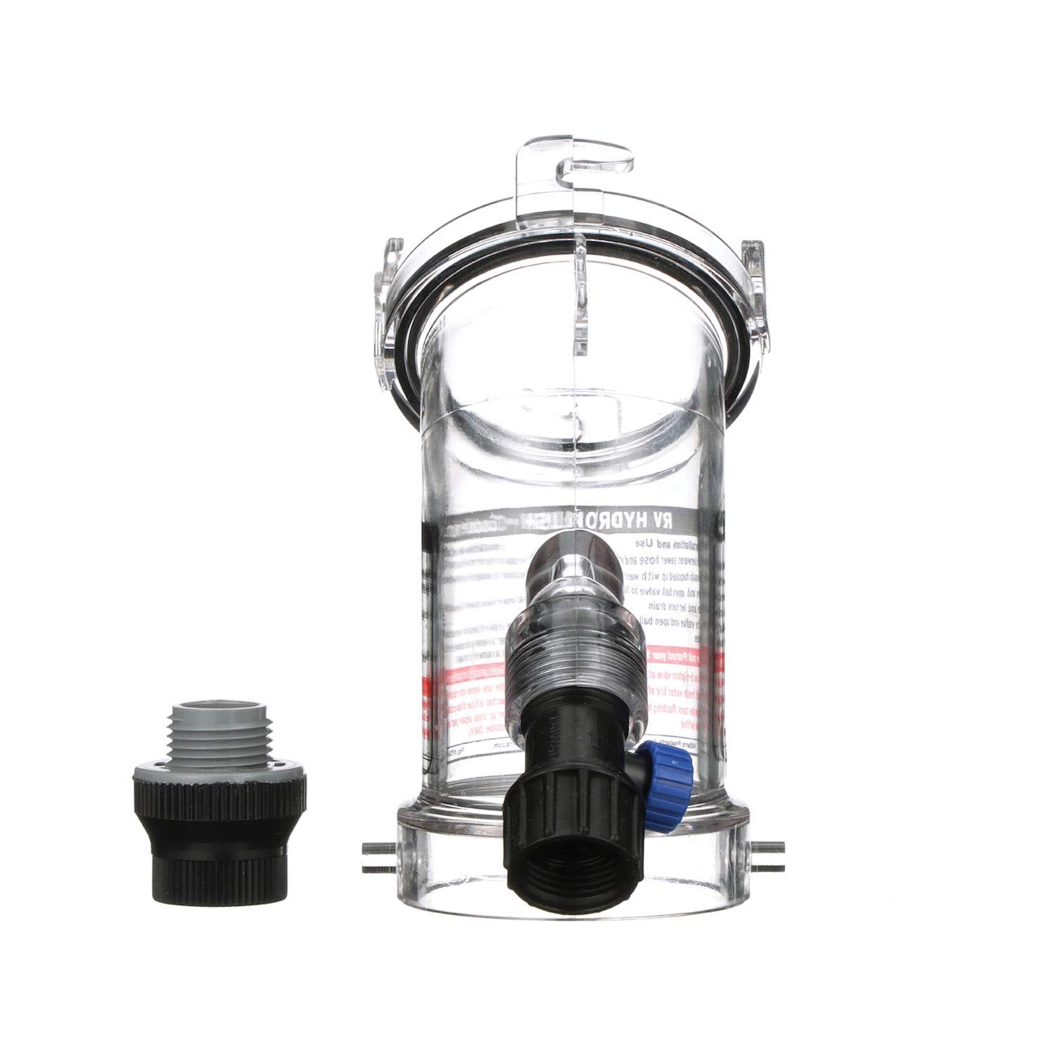 Hydroflush Valterra 45 Degree Attachment with Removable Anti-Siphon Valve for RV, Camper, Trailer -F02-4100