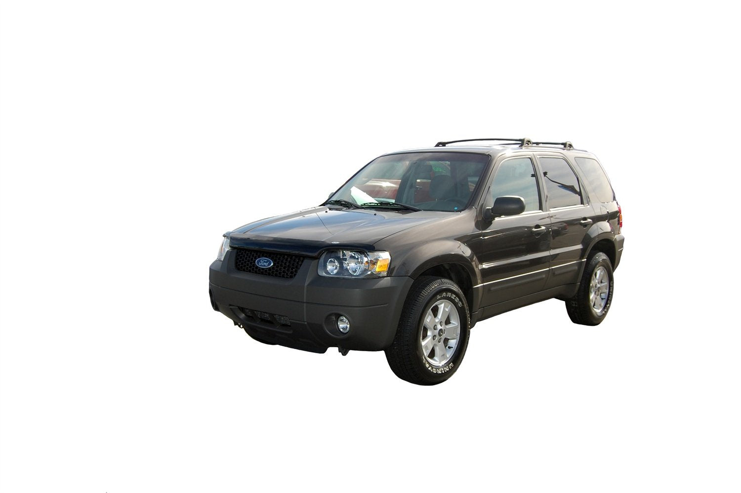 Hoodflector Bug Shield / Hood Protector Auto Ventshade [AVS] | Fits 2005 - 2007 Ford Escape Hybrid/Mercury Mariner, 1 pc. | Dark Smoke - 21360