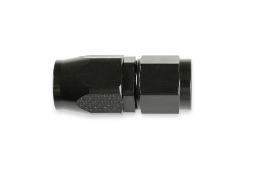 Earl's Straight Swivel-Seal® Hose End -6 AN - Black - AT800106ERLP Clamshell Package