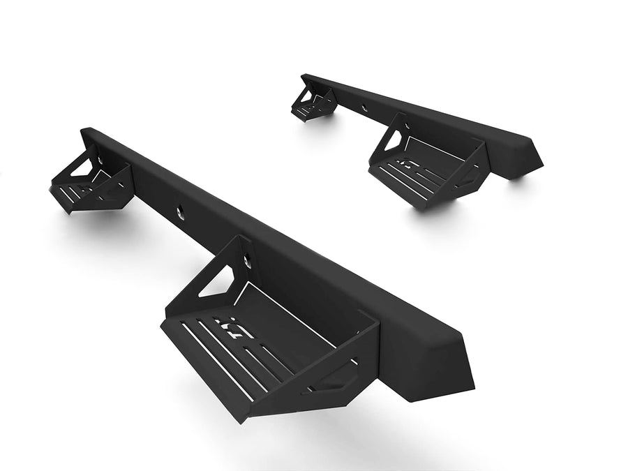 ICI Aluminum Side Steps Compatible with GMC Sierra Chevrolet Silverado 2019-2022 1500 2020-2022 2500/3500 Crew Cab: Alumilite Step Rails