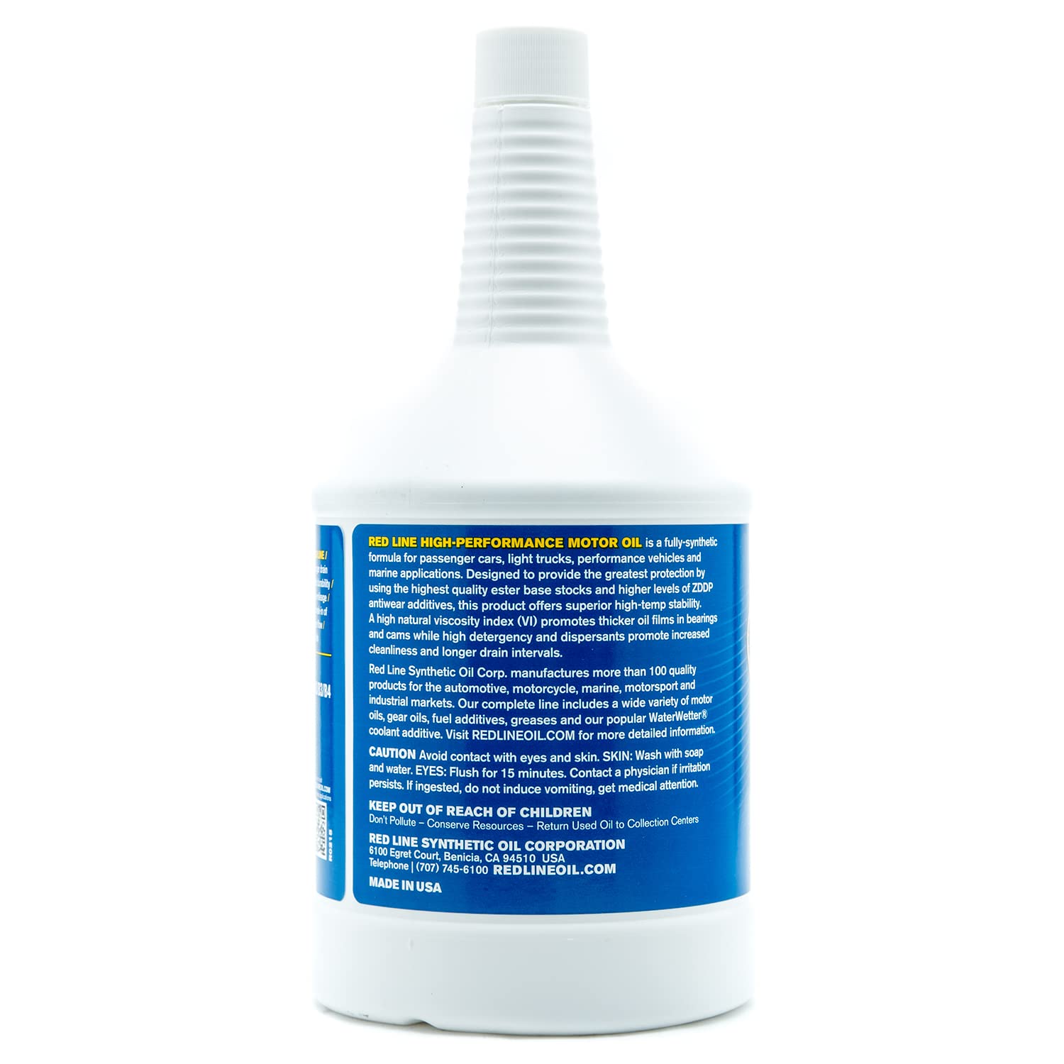 SAE 10W30 Fully Synthetic Motor Oil Red Line - 1 Quart