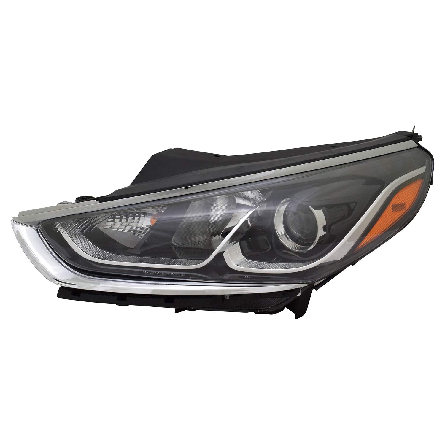 Left TYC Headlight Assembly Compatible with 2018-2019 Hyundai Santa Fe