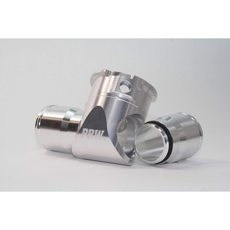 HOSE FILLER PRW INLINE COOLANT 1.50/1.50 Male Hose Barb Satin Alum