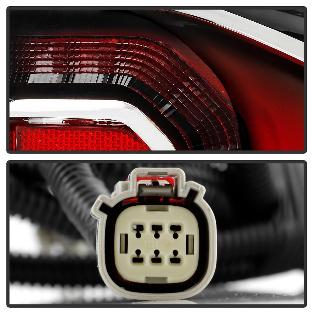 GMC Sierra 1500 Denali 16-18 SLT (Halogen Backup Light) LED Tail Light - Spyder OE Right