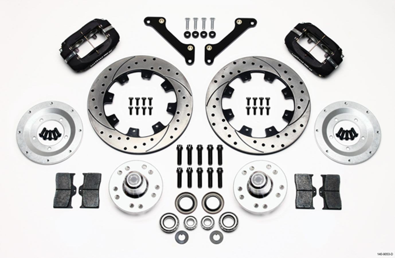 Forged Dynalite Wilwood 140-9053-D Big Brake Front Brake Kit for Camaro
