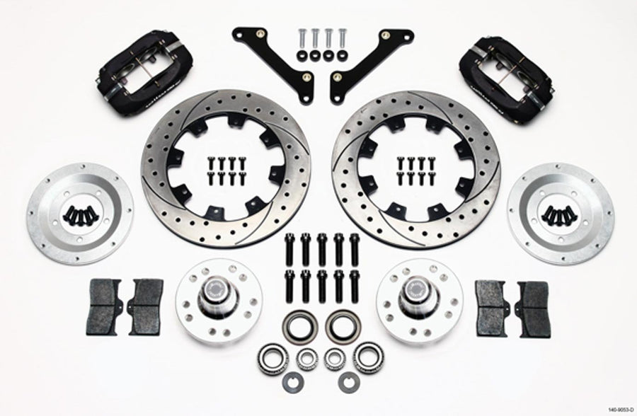 Forged Dynalite Wilwood 140-9053-D Big Brake Front Brake Kit for Camaro