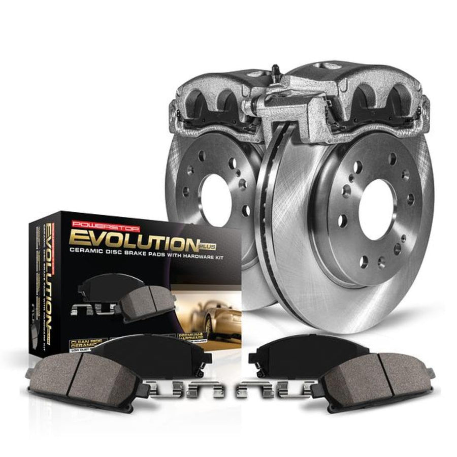 Power Stop Autospecialty KCOE2580 1-Click OE Replacement Brake Kit with Calipers