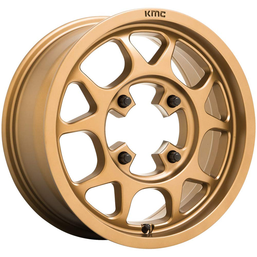 KMC Toro KS136 15x6 4x137 +38mm Bronze Wheel Rim 15" Inch