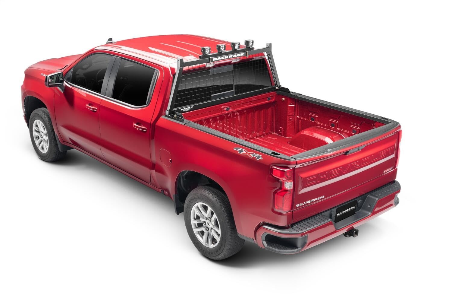 RealTruck BACKRACK Off-Road Light Bracket | Black, No Drill | 42005 | Universal w Frame's