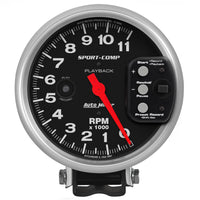 Sport-Comp Auto Meter 3967 Playback Tachometer