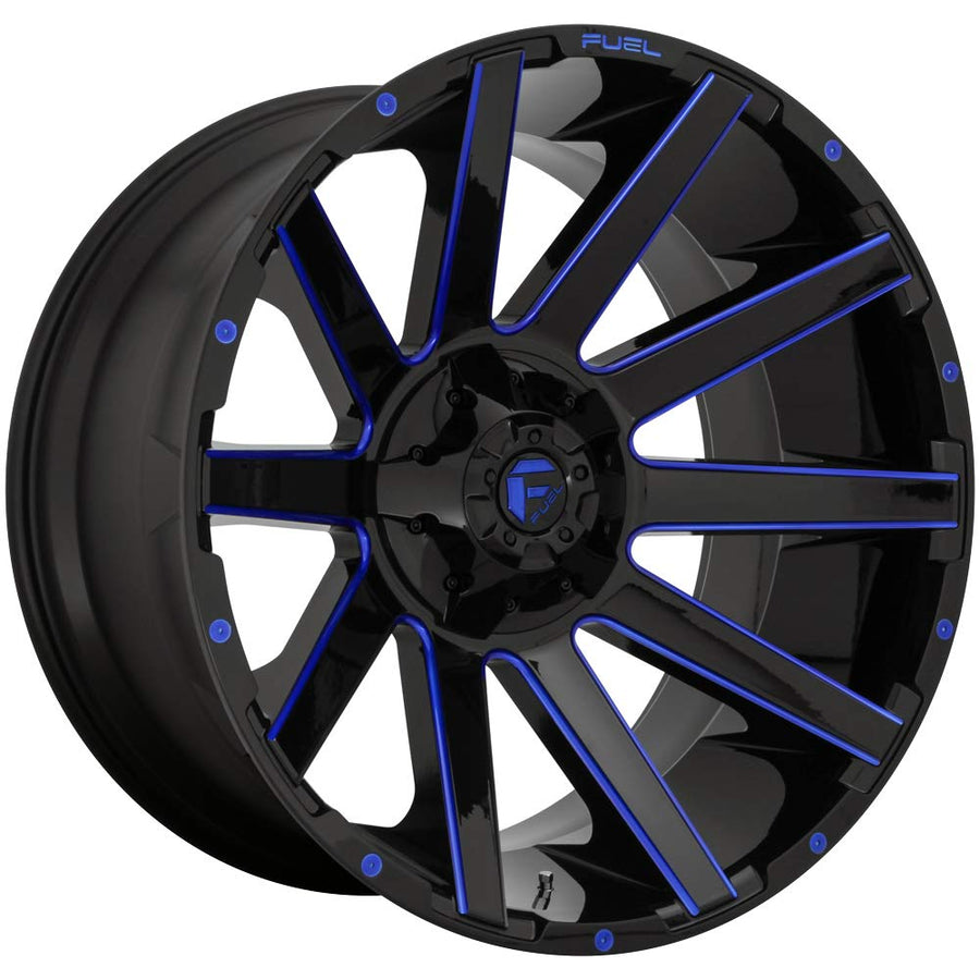 Fuel 18x9 D644 NLK-Gloss MIL BLU 6x135/6x139.7-18 ET